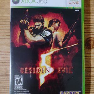 Resident Evil 5 XBOX 360 game (CIB)